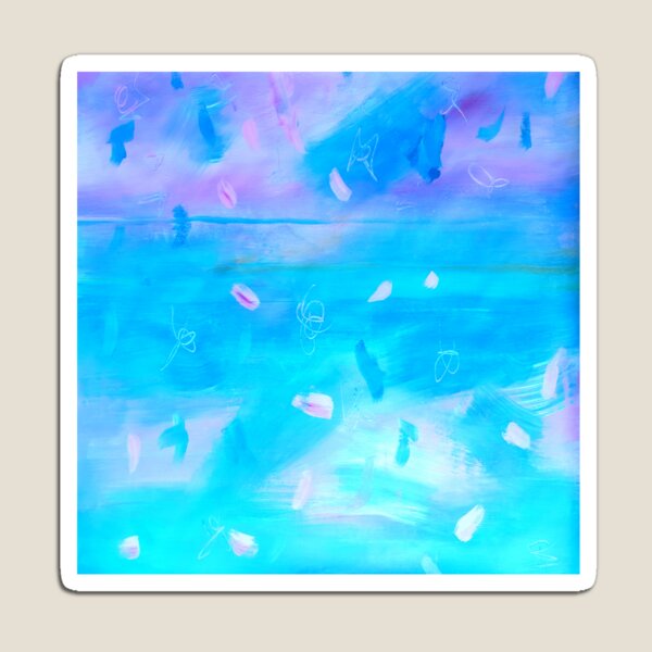 Abstract Blue Painting 1 Magnet