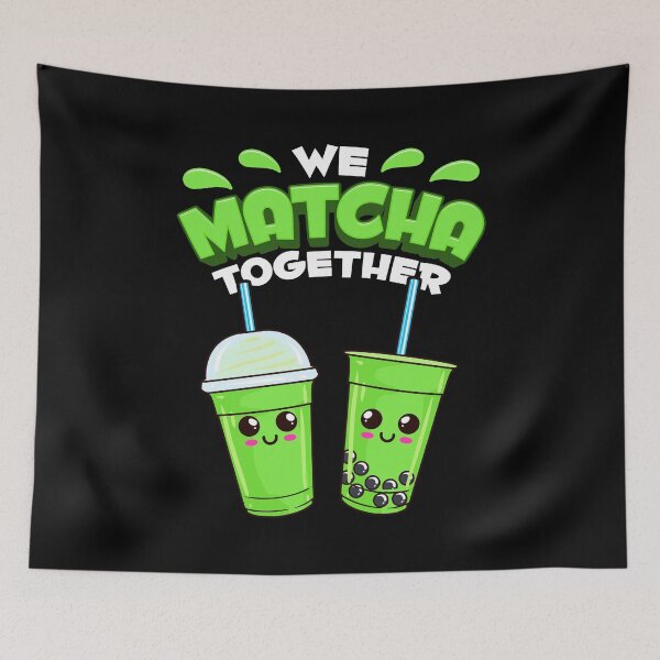 Item preview, Cute & Adorable We Matcha Together Food Pun designed and sold by perfectpresents.