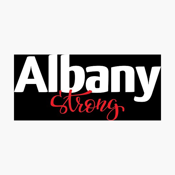 Albany Strong New York Raised Me Photographic Print