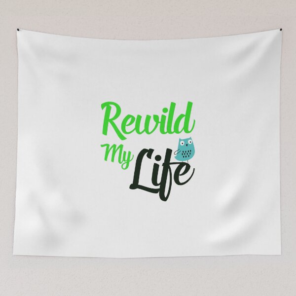 Item preview, Rewild My Life designed and sold by ecosimon.