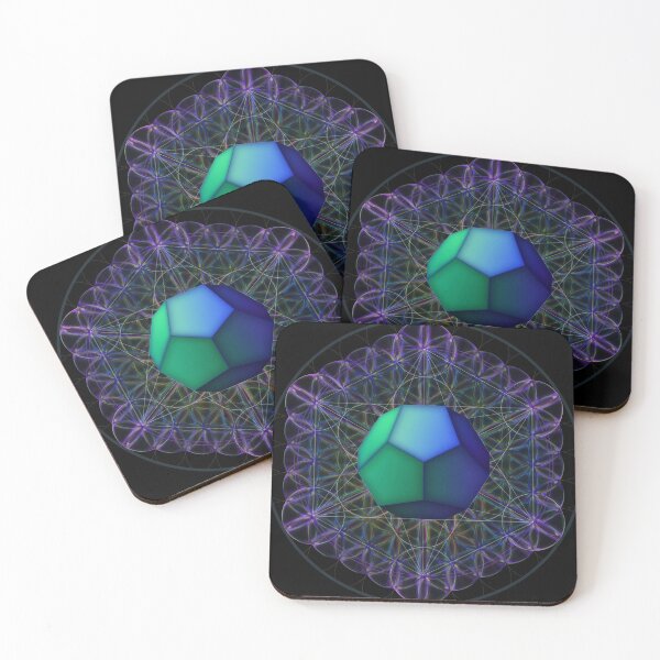 Item preview, Flower of Life - Dodecahedron designed and sold by kernowerno.