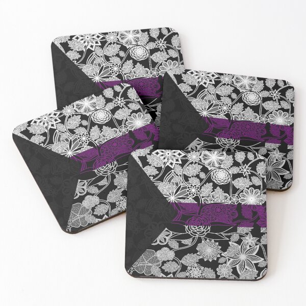 Item preview, Flight Over Flowers of Fantasy - Demisexual Pride Flag designed and sold by StephOBrien.