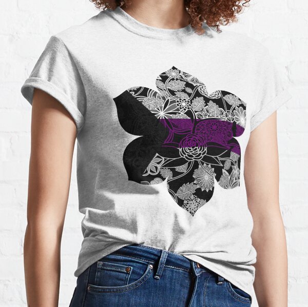Flight Over Flowers of Fantasy - Demisexual Pride Flag Classic T-Shirt
