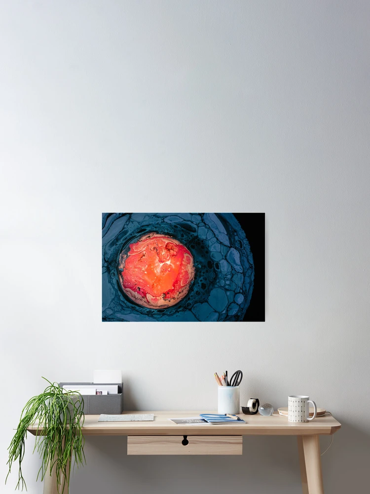 Thumbnail 2 of 3, Poster, Planetary Flow Pattern designed and sold by JohnnySoco.