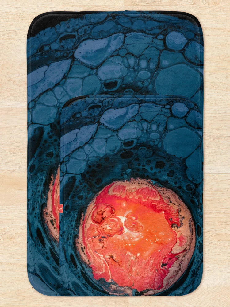Thumbnail 5 of 6, Bath Mat, Planetary Flow Pattern designed and sold by JohnnySoco.