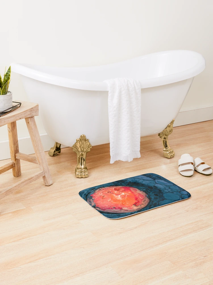 Thumbnail 2 of 6, Bath Mat, Planetary Flow Pattern designed and sold by JohnnySoco.