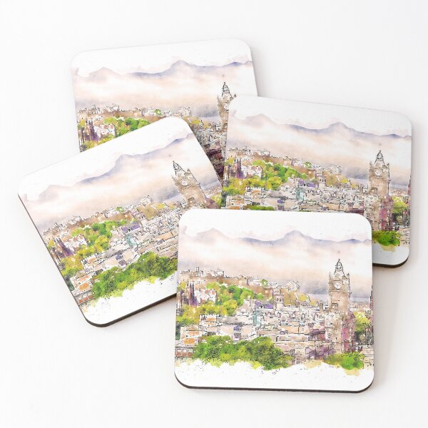 Artikelvorschau, Stadtbild von Edinburgh entworfen und verkauft von AM FineArtPrints.