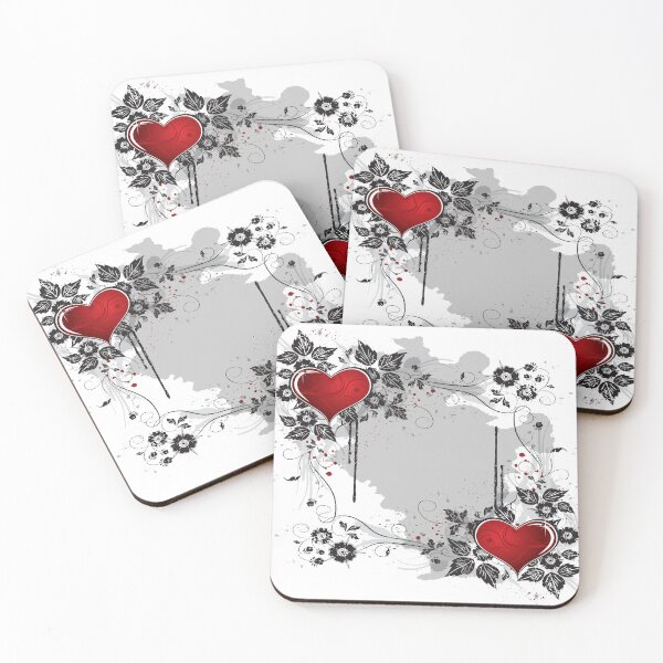 Item preview,  Abstract Floral Heart Design designed and sold by CosteO.