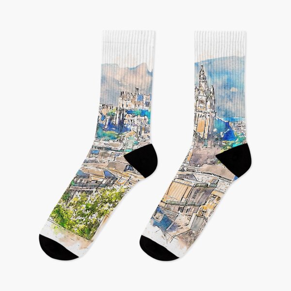 Item preview, Edinburgh cityscape designed and sold by AM FineArtPrints.