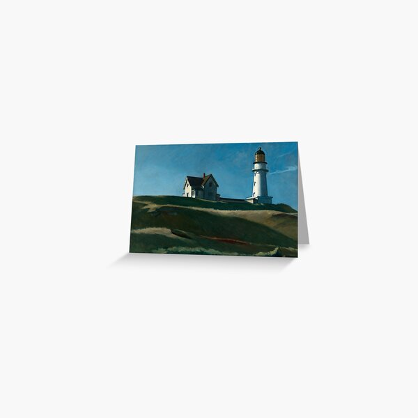 Lighthouse Hill - Edward Hopper (1927) Greeting Card