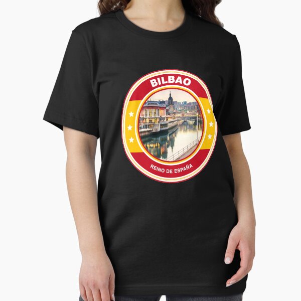 Vista previa del artículo con la obra «Visita Bilbao Love Spain», diseñado y vendido por HelloFromAja.