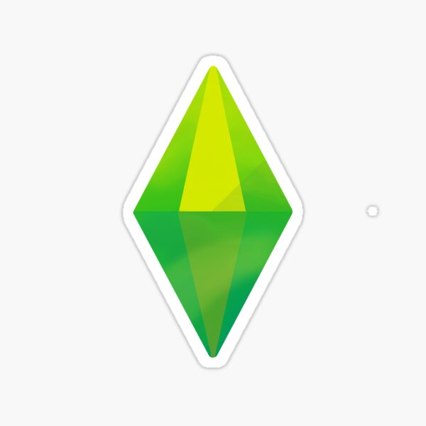 Sims Plumbob Sticker By Achinatu Redbubble