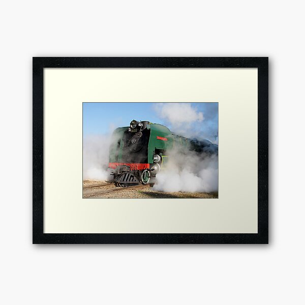 ~ Leaving the Station ~ Framed Art Print