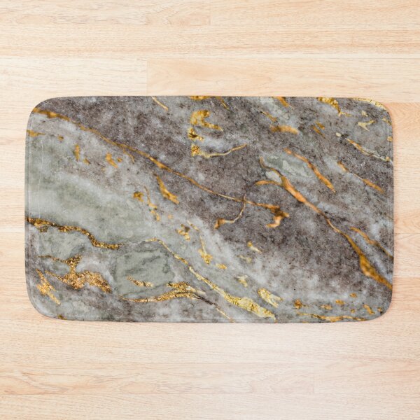 Item preview, Textured Marble with Light Gray and Gold designed and sold by KA DESIGNS.