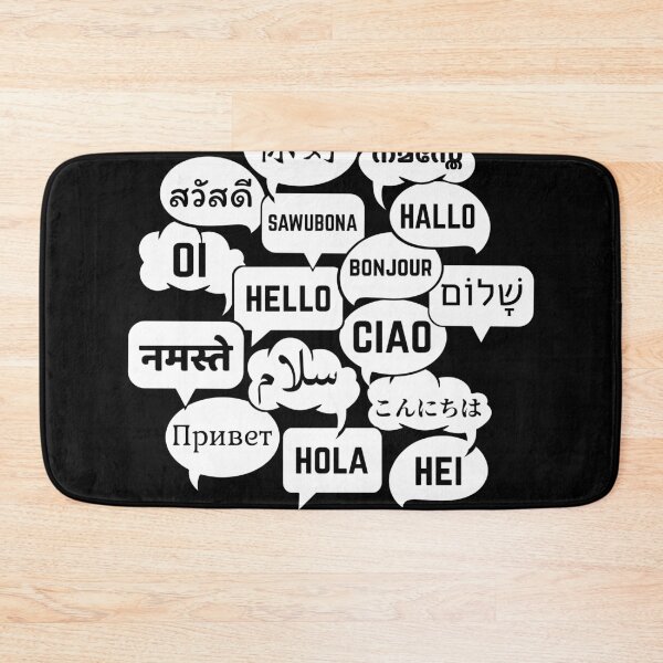 Item preview, Multilingual "Hello" Polyglot Globetrotter Language Lover designed and sold by MAS-S.
