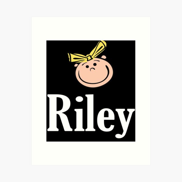 Riley (male) | Name Art Print