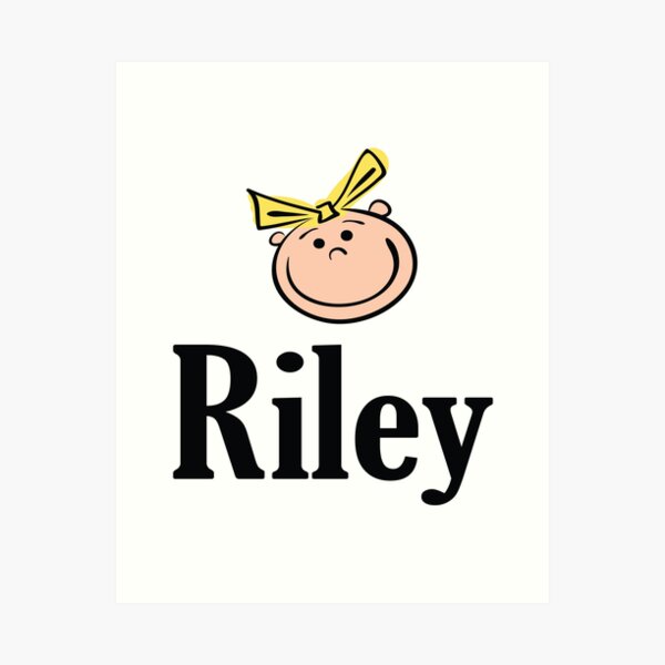 Riley (male) | Name Art Print