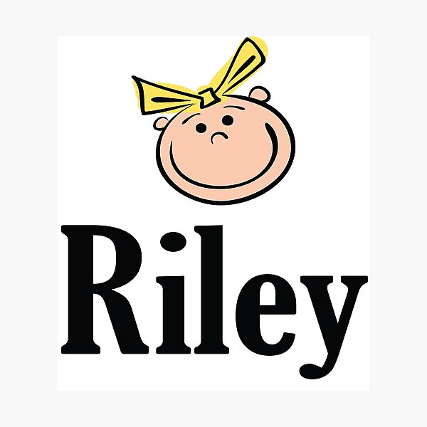 Riley Female Name with Cute Fairy Stock Vector - Illustration of title,  background: 87859258