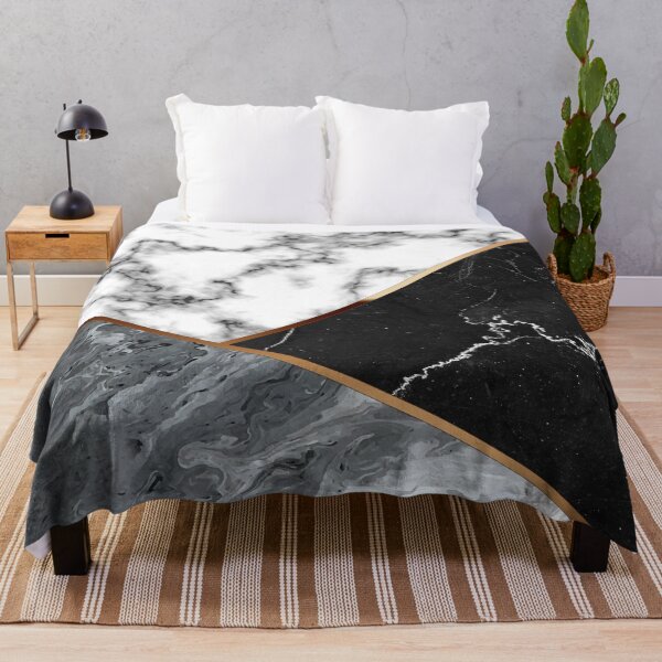 Item preview, Elegant silver marble with bronze lining designed and sold by KA DESIGNS.
