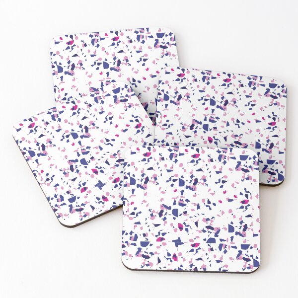 Item preview, Funky Memphis 80's Blue/Pink Geometric shape pattern designed and sold by Jacinda  Collins.