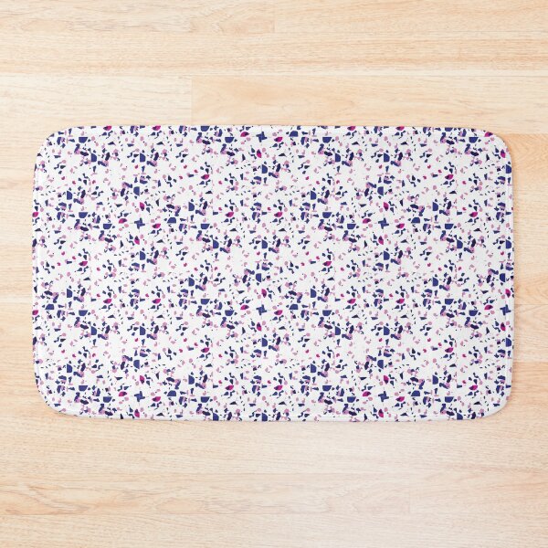 Item preview, Funky Memphis 80's Blue/Pink Geometric shape pattern designed and sold by Jacinda  Collins.