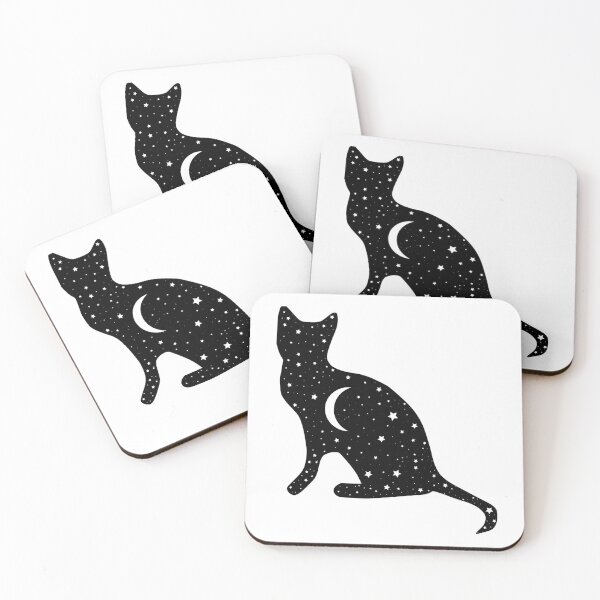 Item preview, Starry night Cat designed and sold by MysticMoonVibes.