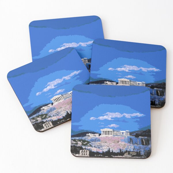 Artikelvorschau, Reiseplakate_Besuchen Sie den Parthenon_Athens_Greece. entworfen und verkauft von FanitsaArt.