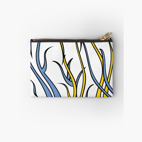Item preview, abstract cobalt waves designed and sold by CREATINERY.