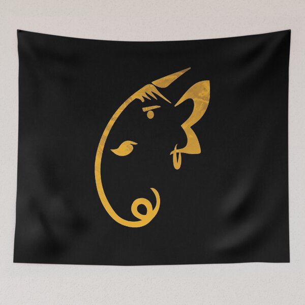 Item preview, Minimalistic Elegant Art Ganesha designed and sold by eufouria.