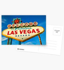 Welcome to Las Vegas sign Postcards