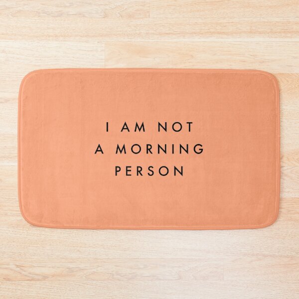 Item preview, I am not a morning person designed and sold by milkandcookies.