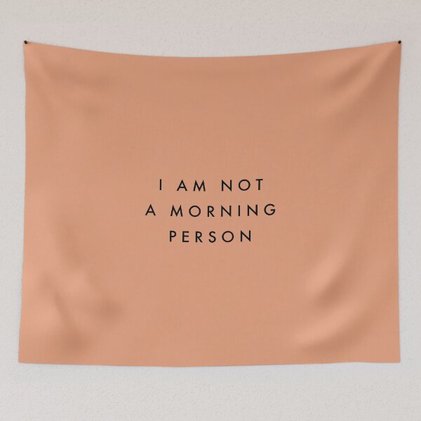 Item preview, I am not a morning person designed and sold by milkandcookies.