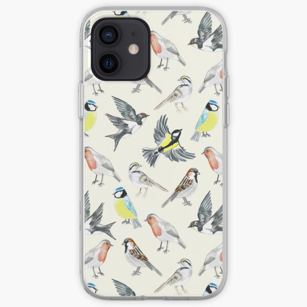 Illustrated Birds iPhone Soft Case