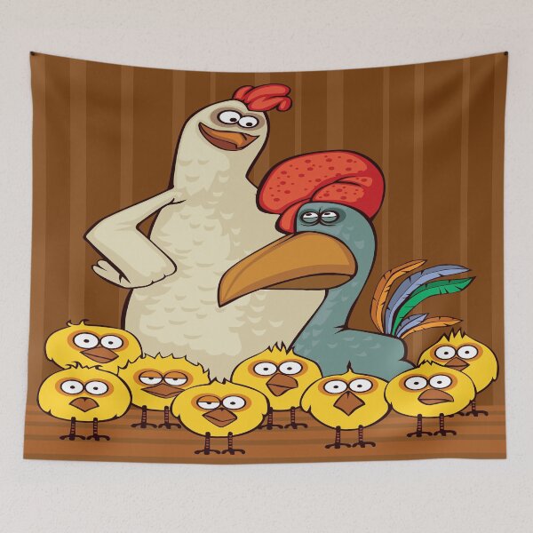 Item preview, Funny Chicken Family designed and sold by CosteO.