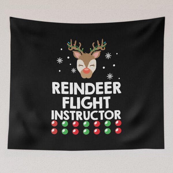 Item preview, Reindeer Flight Instructor Aviation Christmas Gift designed and sold by haselshirt.