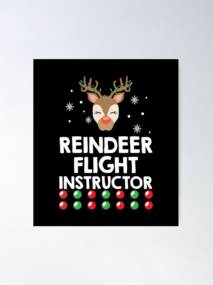 25 Custom Printed outlets Reindeer Flight Cards