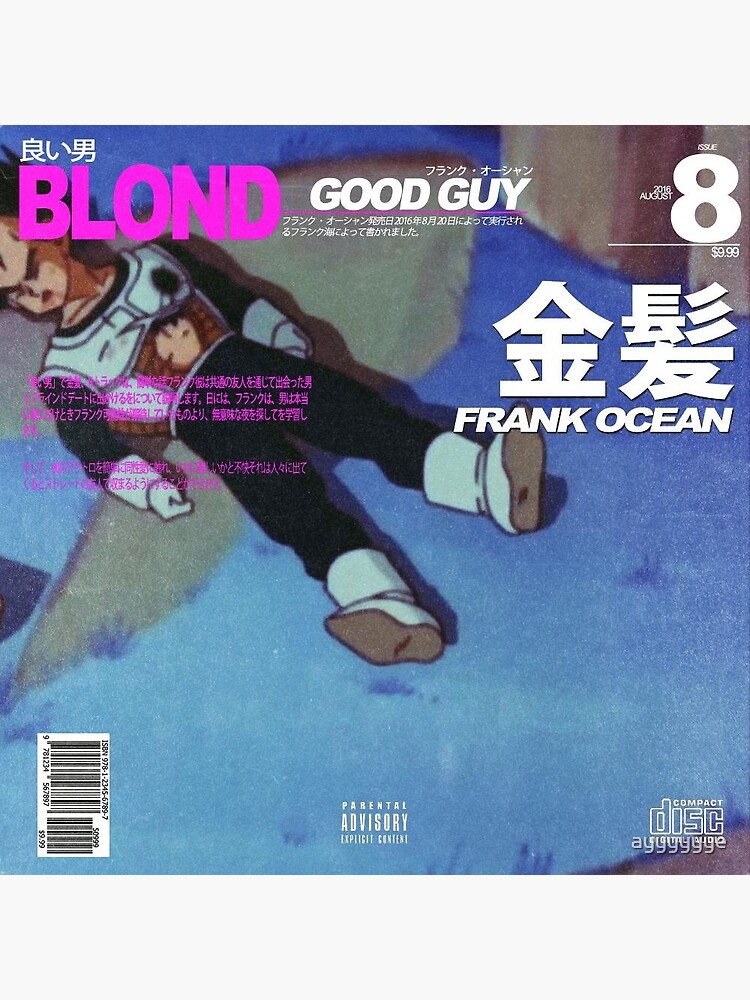 Good Guy Frank Ocean Artwork Blonde Greeting Card By Ayyyyyye Redbubble