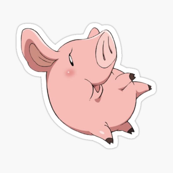 Hawk-seven deadly sins Sticker