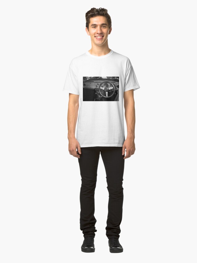 Alternate view of Classic Triumph TR6 Sports Car Interior Classic T-Shirt