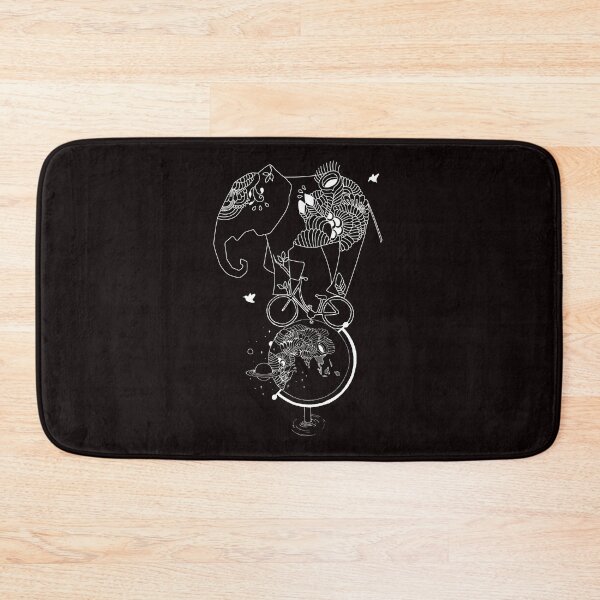 Item preview, Elephant on Tour (White Print) designed and sold by Mathildashop.