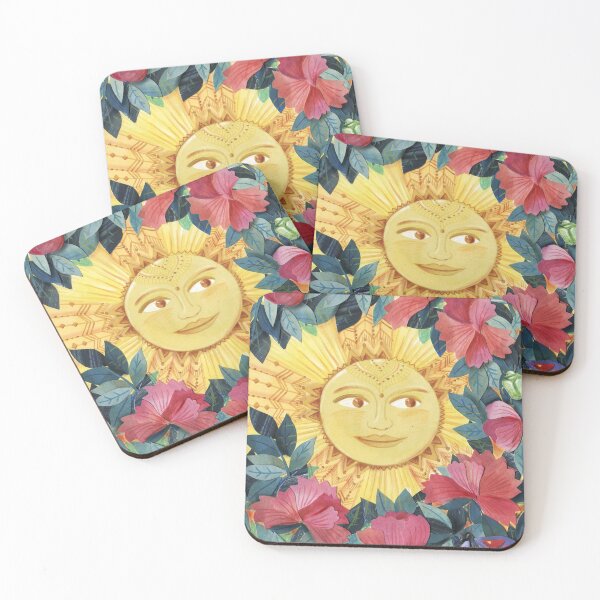 Item preview, sun and flowers designed and sold by LillaLero.
