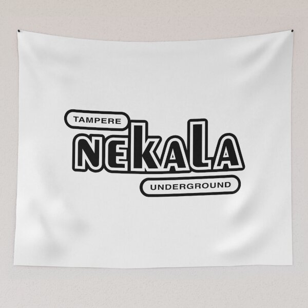 Item preview, Tampere Nekala Underground (musta teksti) designed and sold by futurytmi.