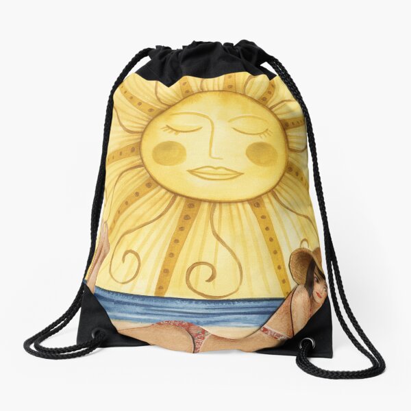 suntan Drawstring Bag