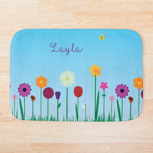 Item preview, Layla little flower patch - English name designed and sold by HalunaHappy.