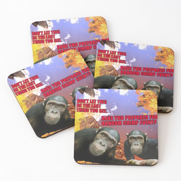 Item preview, DON'T LET THIS BE THE LAST THING YOU SEE. HAVE YOU PREPARED FOR RANDOM CHIMP EVENT? designed and sold by RANDOM CHIMP EVENT official.