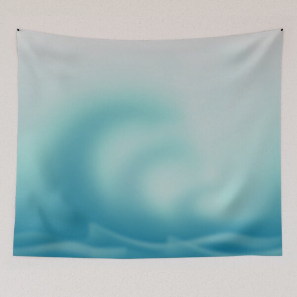Item preview, Soft Aqua waves designed and sold by ScaleDesigns.