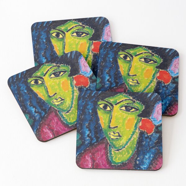 Item preview, Alexej von Jawlensky - Blue Scarf  designed and sold by ArtExpression.