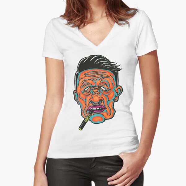 Johnny Vapor Fitted V-Neck T-Shirt