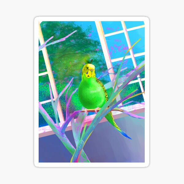 Pearakeet Sticker