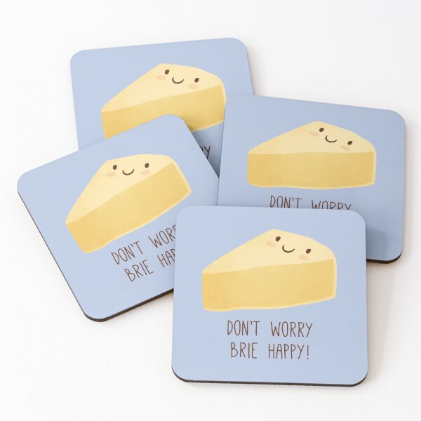 Item preview, Don't Worry Brie Happy designed and sold by milkandcookies.